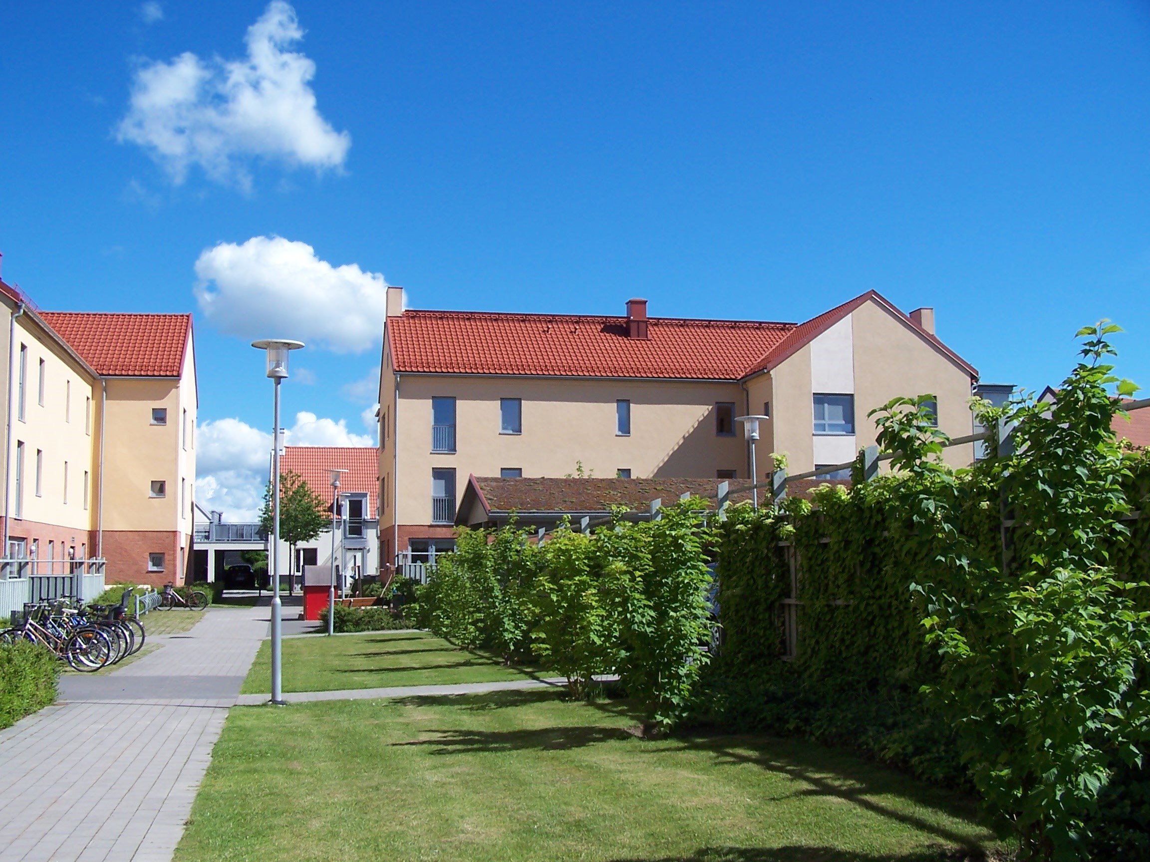 Kvartersmiljö inom Löddeköpinge centrum